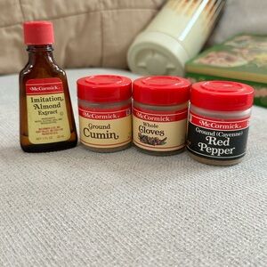 Vintage McCormick Spice and Extract Set
